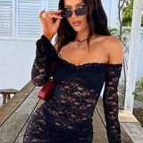 Robe de soirée courte transparente