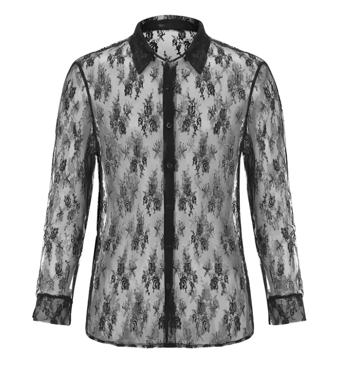 Chemise homme fine été transparente