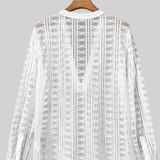 Chemise à manches transparentes