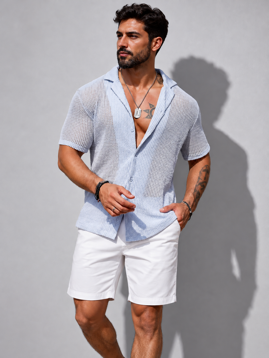 Chemise d'été transparente