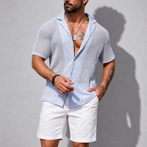 Chemise d'été transparente