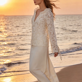 Chemise dentelle transparente