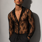 Chemise homme fine été transparente