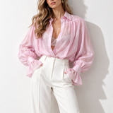 Chemise mousseline transparente