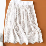 Jupe noire transparente