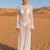 Robe de plage transparente