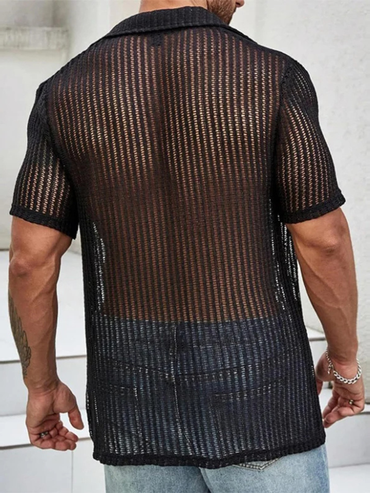 Chemise d'été transparente