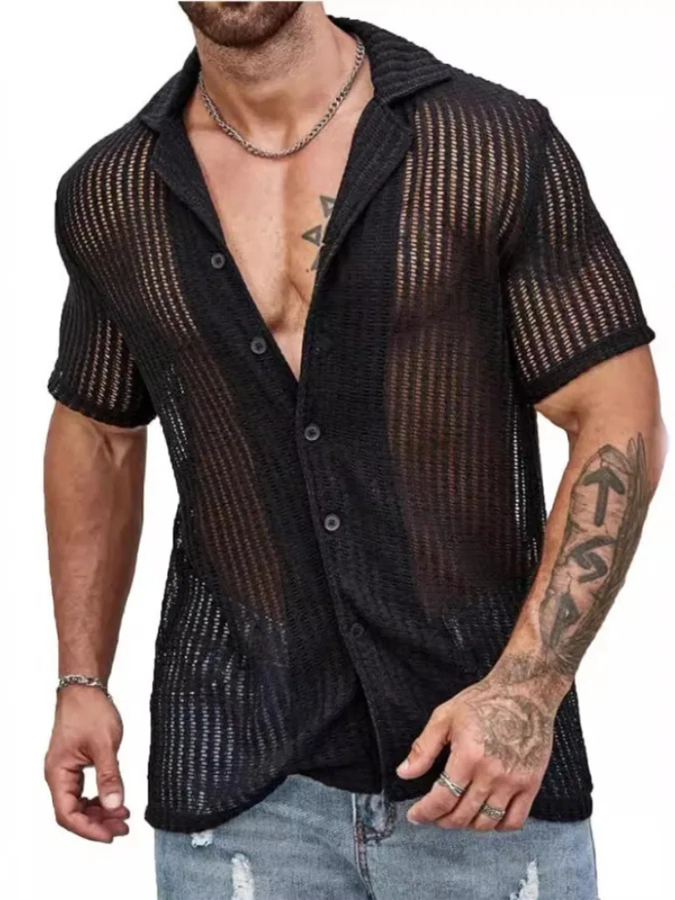 Chemise d'été transparente