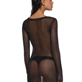 Mini robe courte transparente